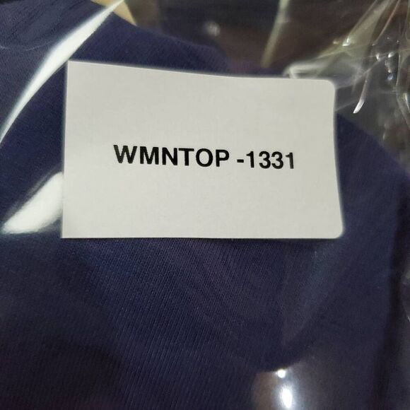 Michael Kors Medium Navy Blue Blouse - Picture 7 of 7